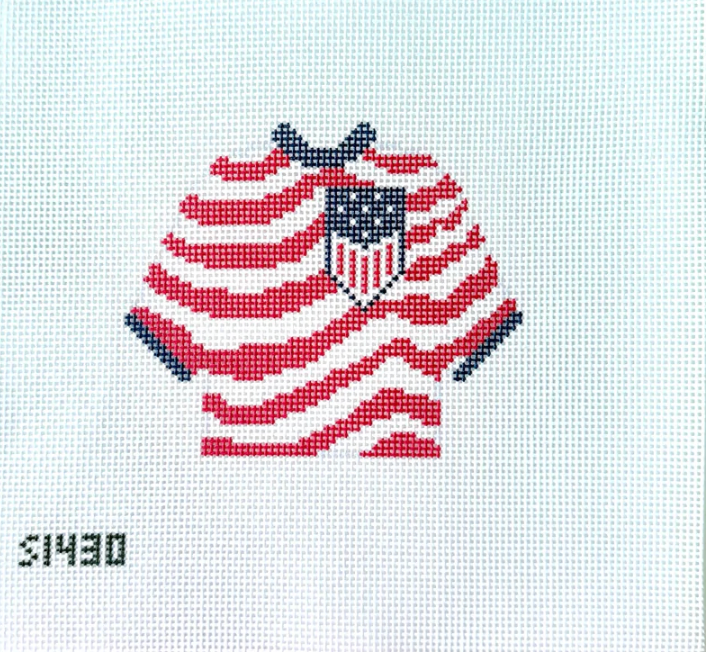 Striped Soccer Pullover Printed