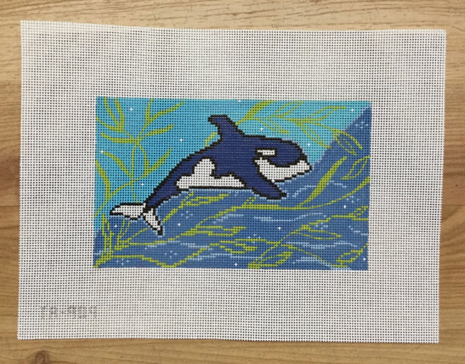 Blue Whale Swimming
