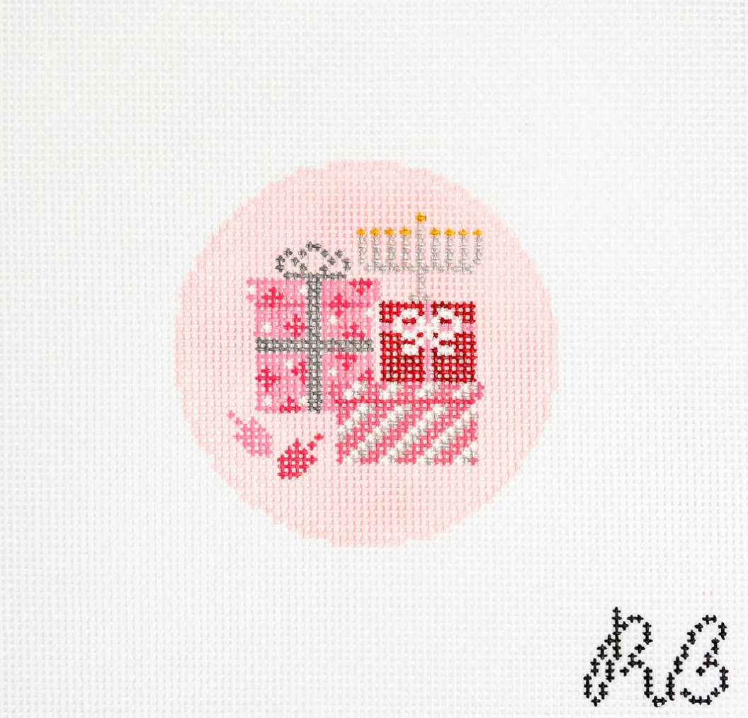 Hanukkah Presents in Pink
