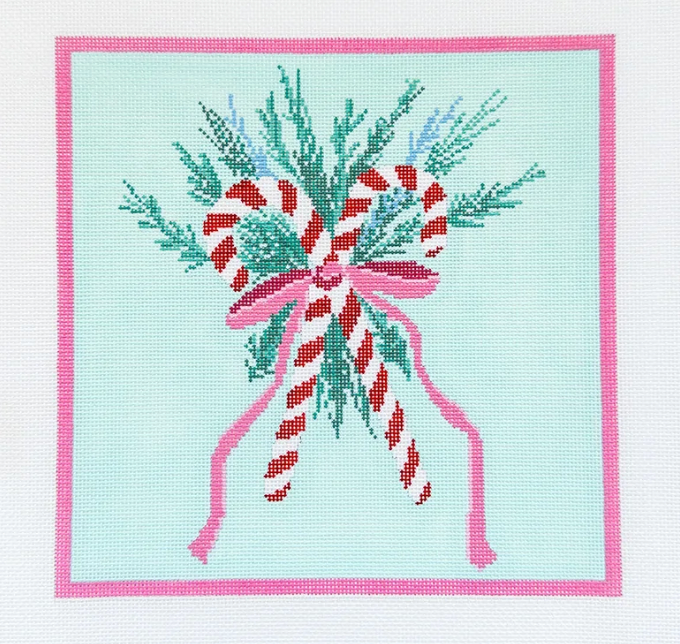 Candy Cane Bow
