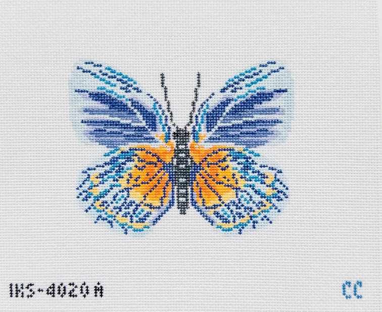 Butterfly Ornament - Blue Autumn