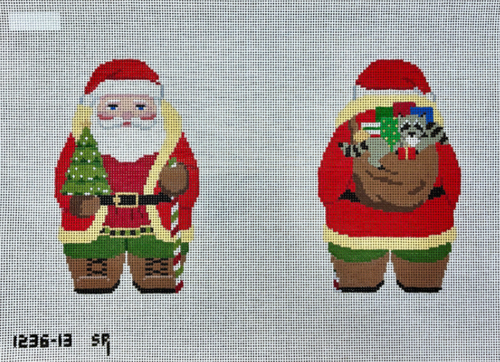 Woodsman Santa, 2 Sided - 13 mesh