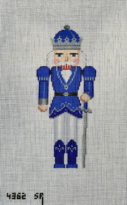 Nutcracker, Blue, White & Silver King