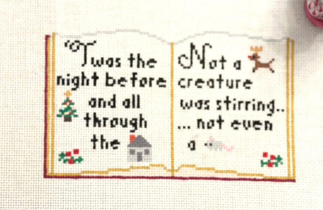 Twas the Night Open Book