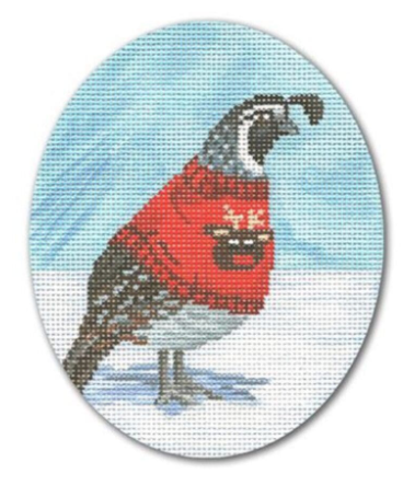 Bird in Reindeer Sweater