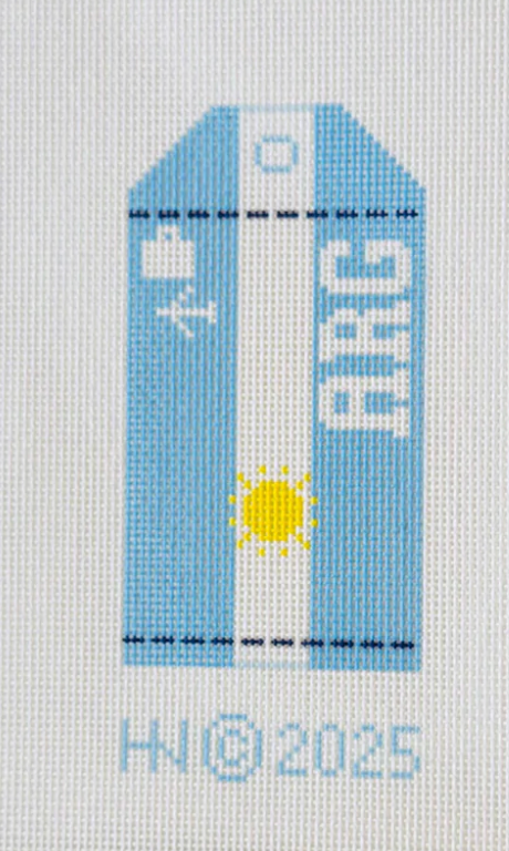 Argentina Wee Flag Travel Tag