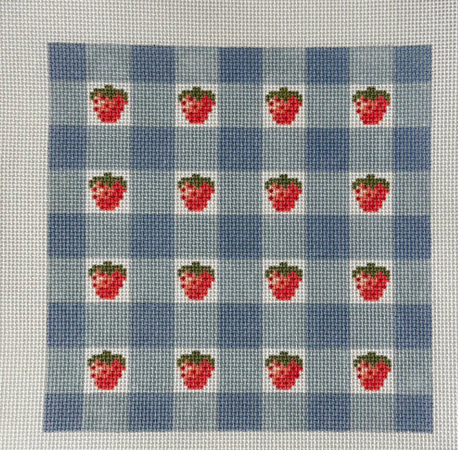Strawberry Plaid 8"