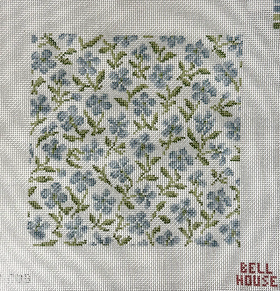 Blue Floral 8"
