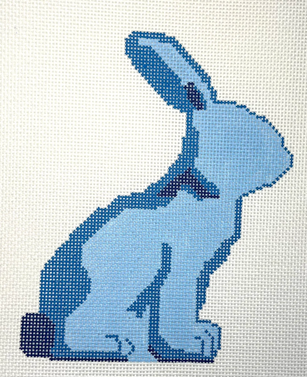 Moss Right-Facing Blue Spring Bunny