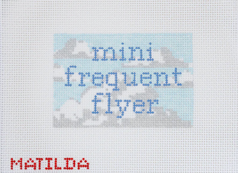 Mini Frequent Flyer Passport Insert - Blue