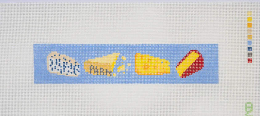 Cheese Key Fob Canvas