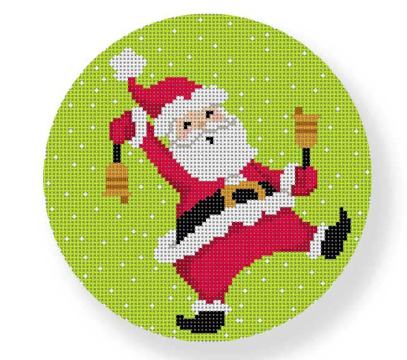 Santa Ringing The Bells