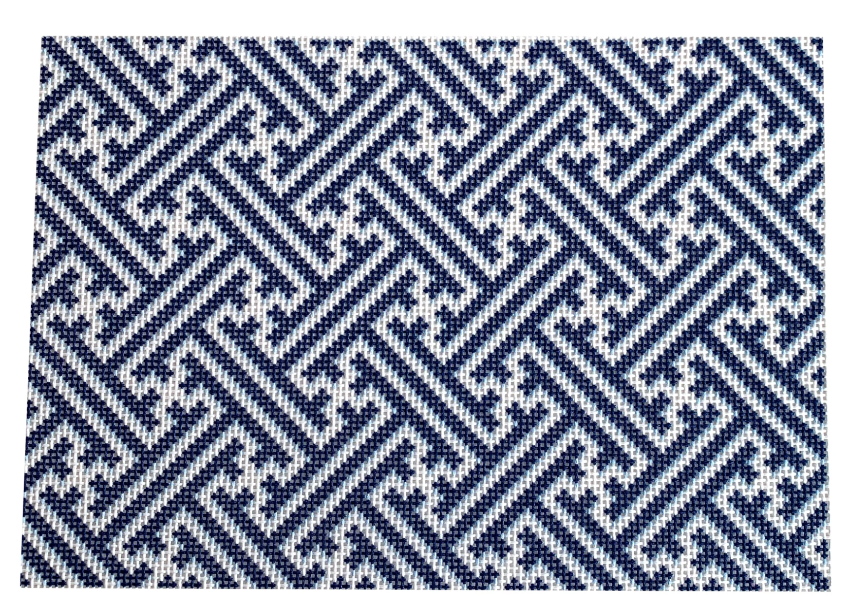 NTG TS100 - Navy Fretwork Pattern Clutch