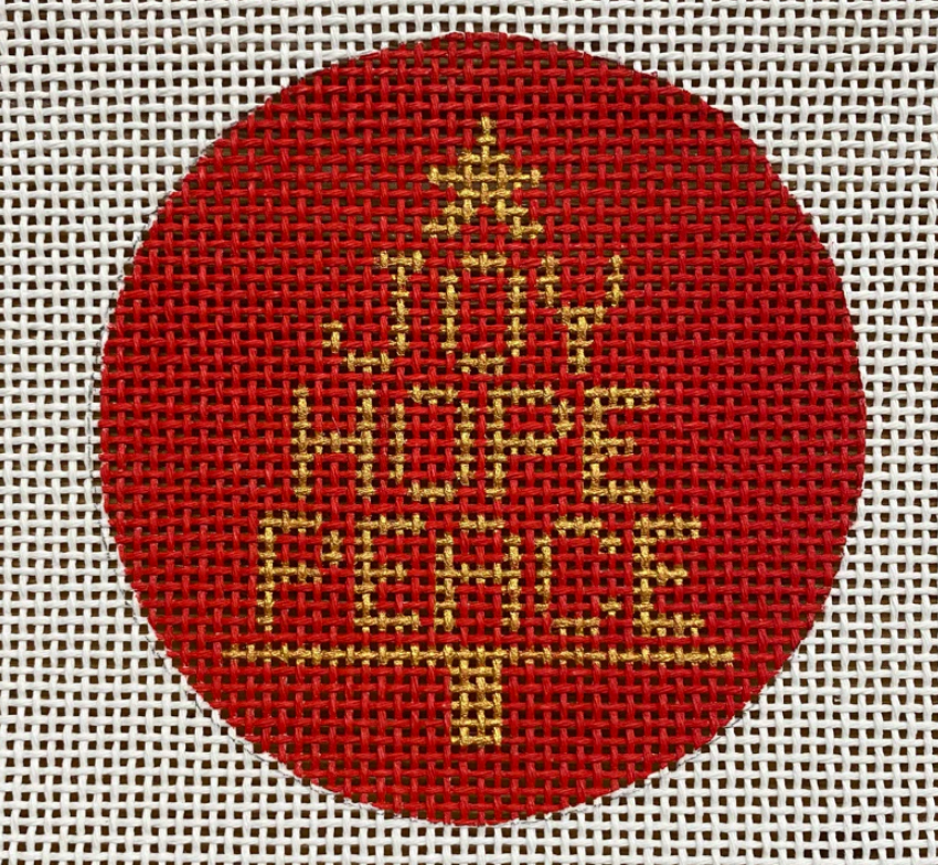 Joy Hope Peace Round