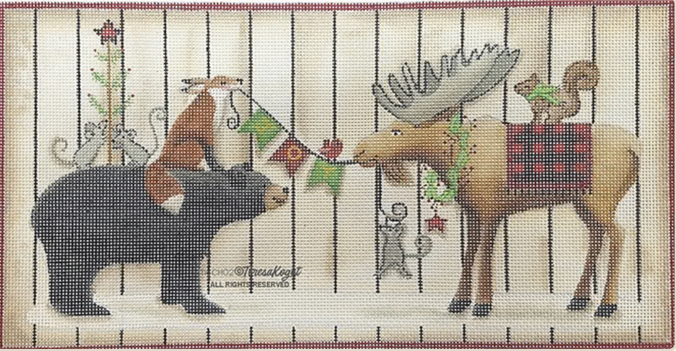 Christmas: Decorating the Moose