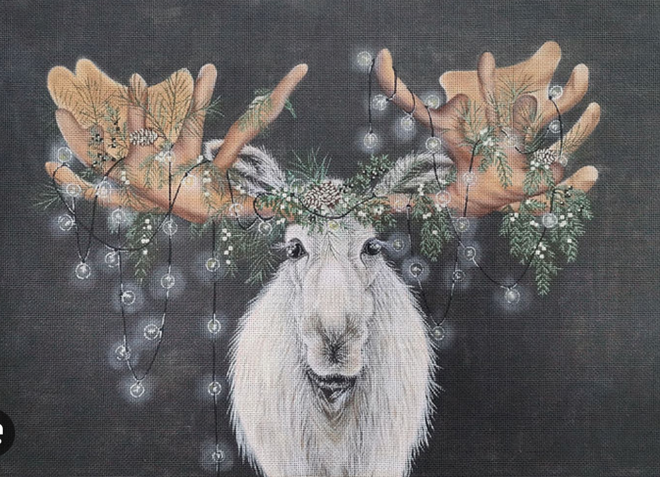 Christmas: Barry Christmoose (rolled canvas)