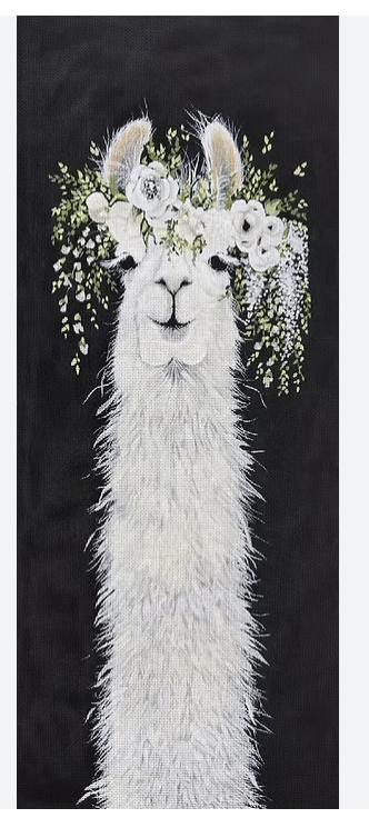Animal: Dolly Llama (rolled canvas)