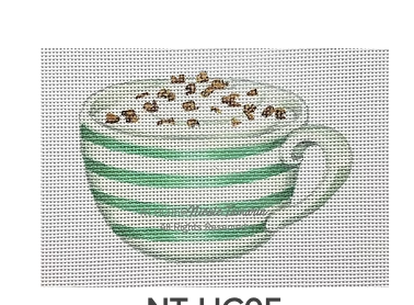 Hot Chocolate: Blue Stripe Cup