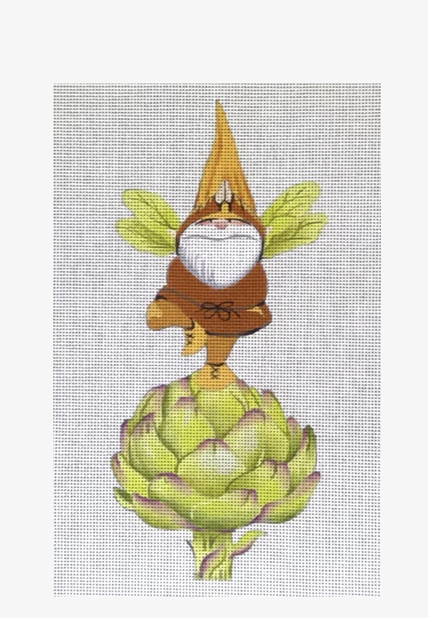Gnome on Artichoke