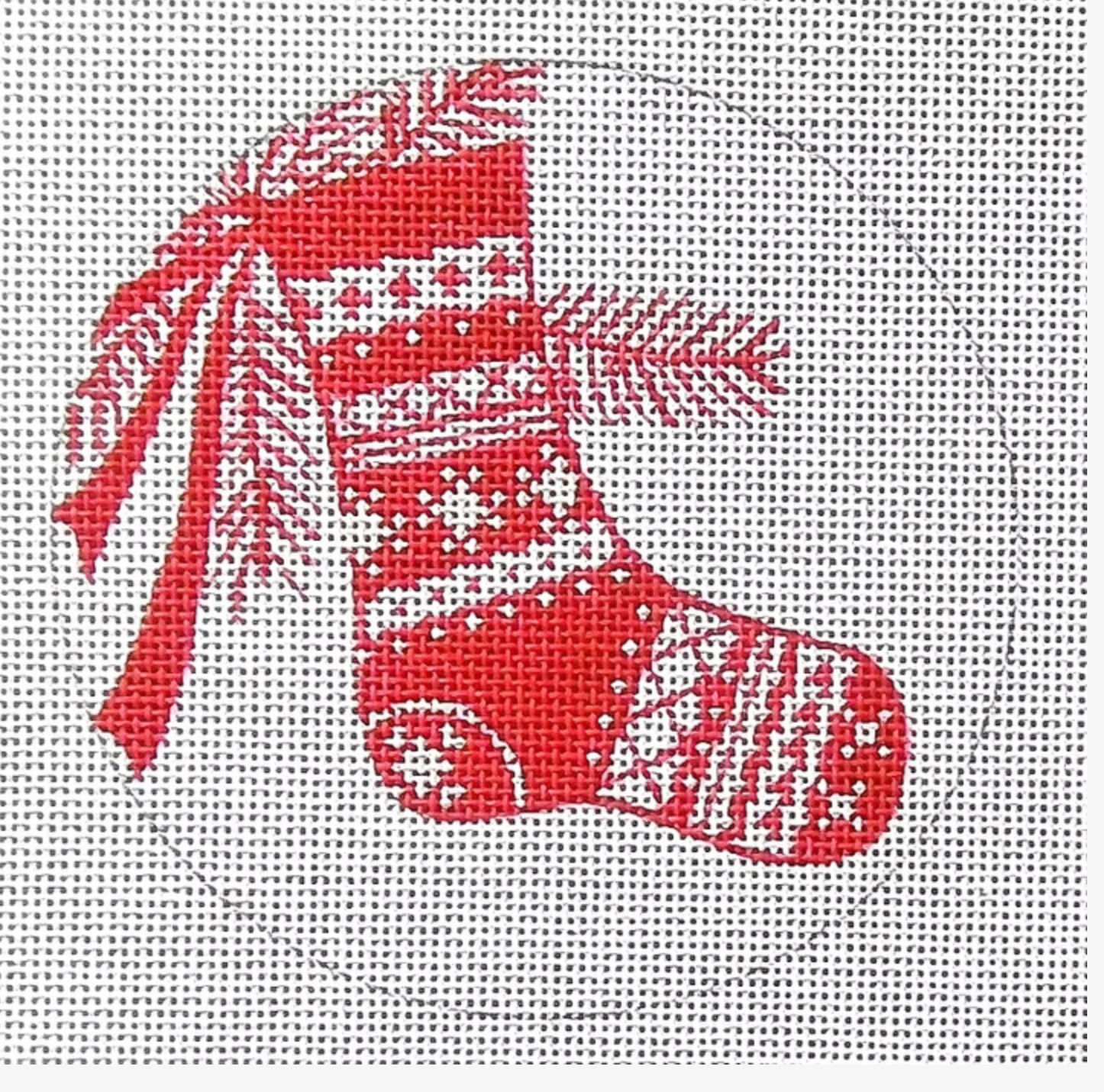 Stocking ornament Red