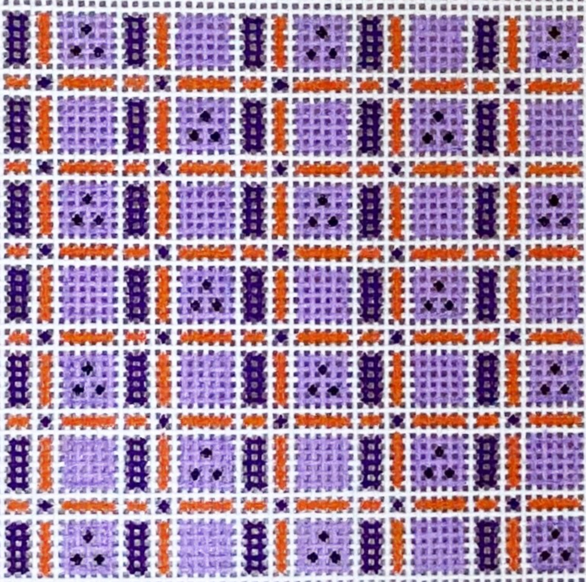 BP Designs: (Purple and Orange Plaid Insert)