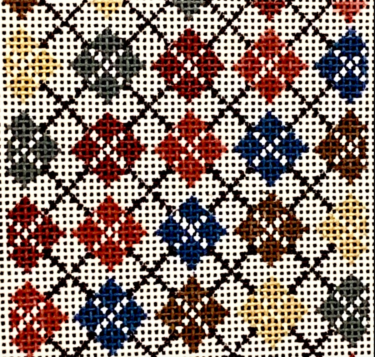 BP Designs: (Argyle - Gold and Burgundy)