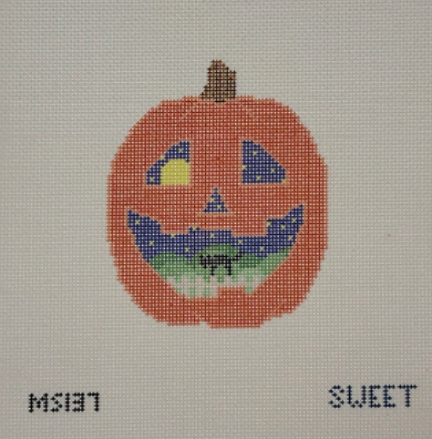 Jack-O-Lantern Cat Pumpkin (printed)