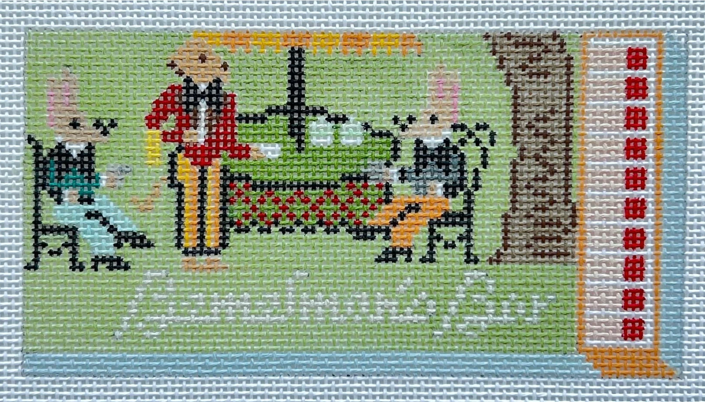 Spruce St Bemelmans Bar Matchbook Needlepoint Canvas