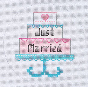 ZIA: Just Married Cake Ornament