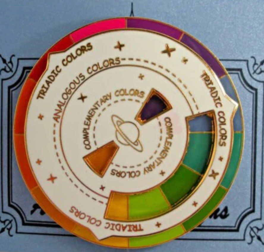 accoutrements Color Wheel Needle Minder in White