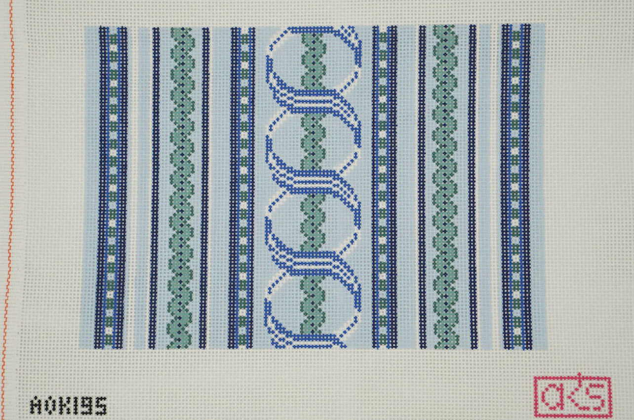 ann kaye Dibba Clutch needlepoint canvas