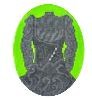 atlantic blue Elphaba Wicked Dress needlepoint canvas