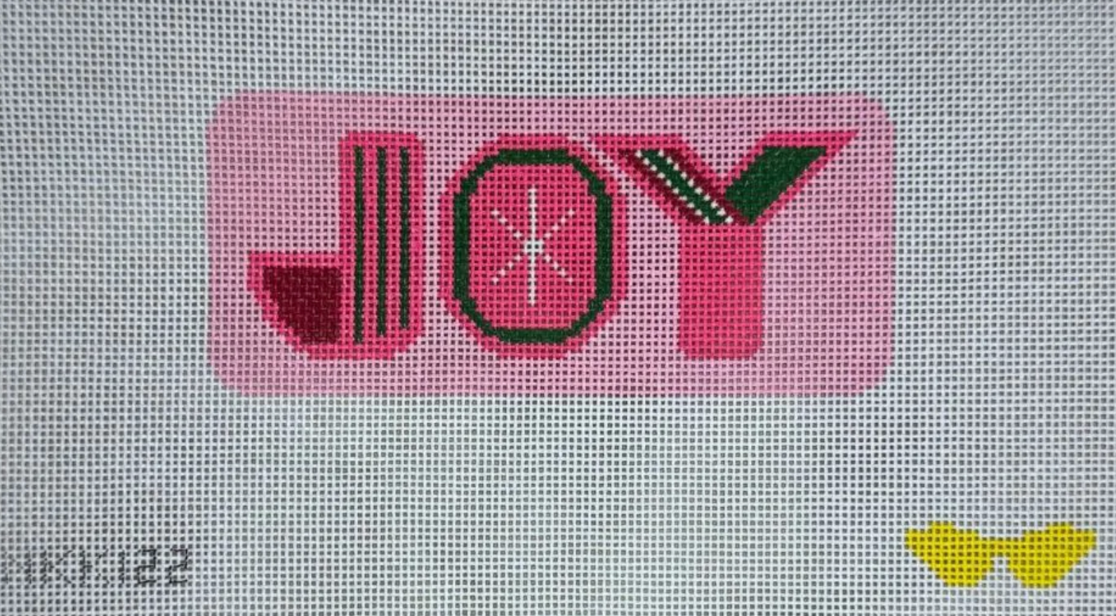 audra Retro Joy ornament needlepoint canvas