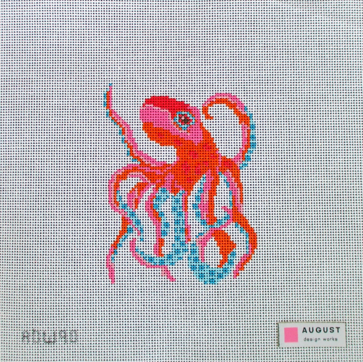 august design works octopus needlepoint canvas