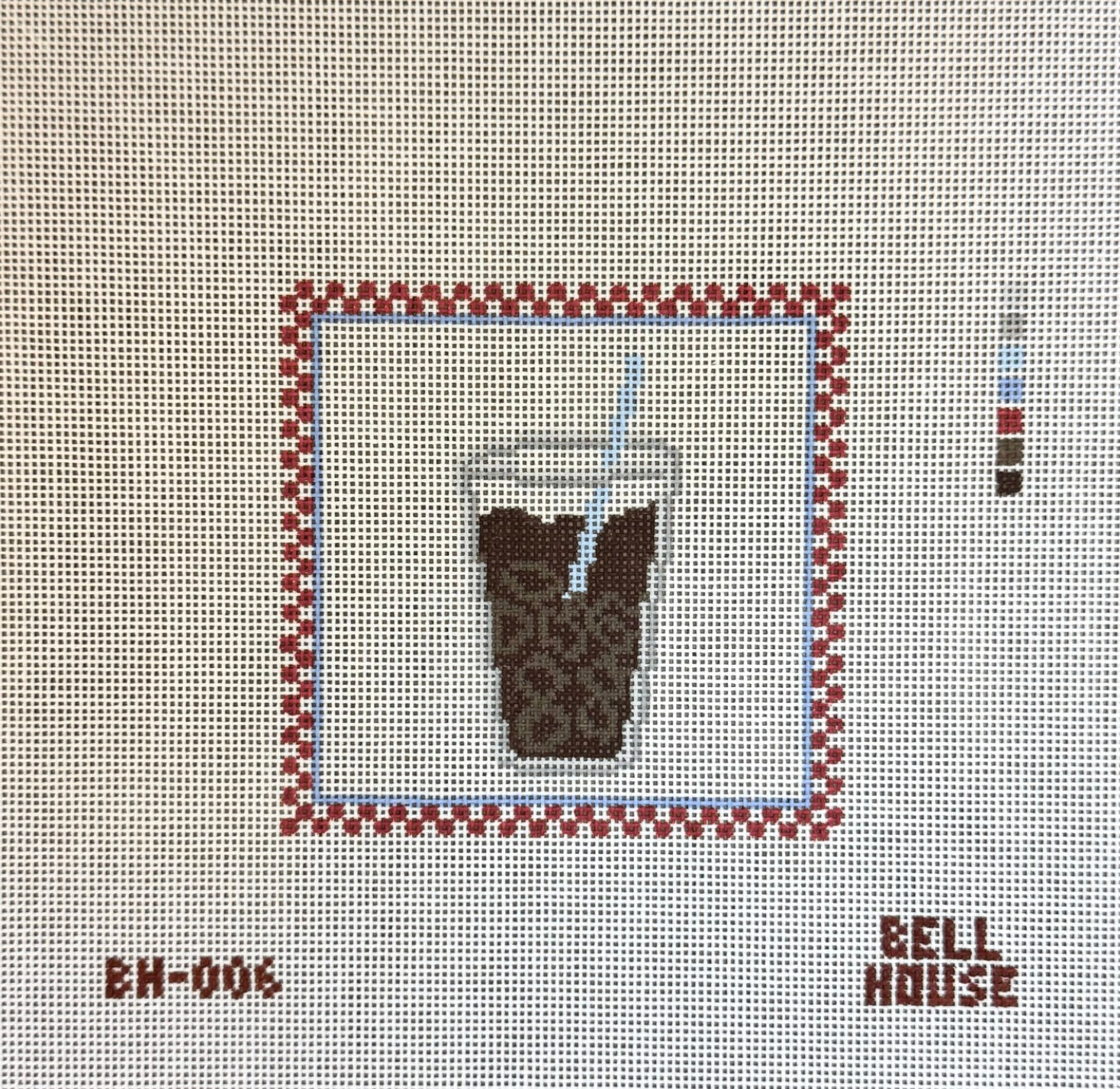 bell house Soda Square needlepoint canvas