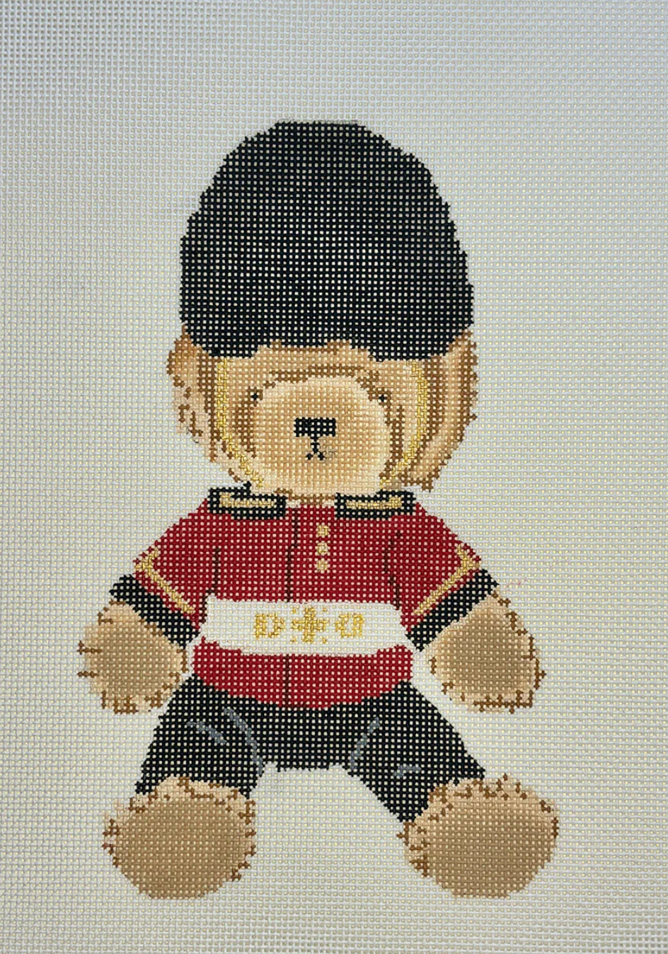 blue ridge Teddy Guardsman 18 mesh needlepoint canvas