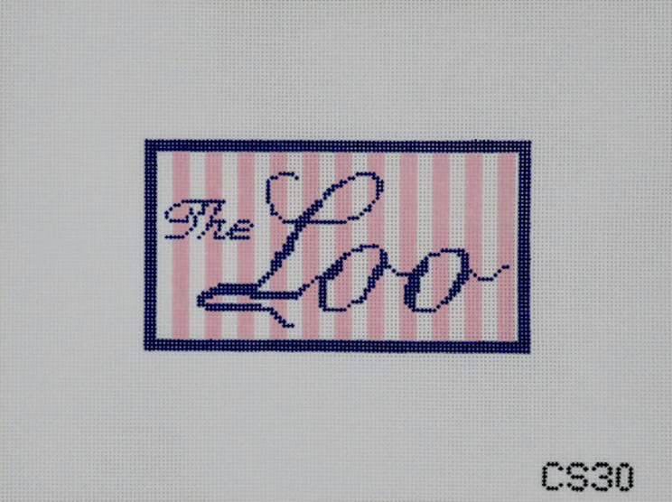 cabell stitchery The Loo needlepoint canvas