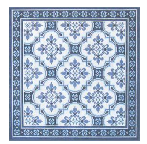 canvasworks PO 64A french lace needlepoint canvas