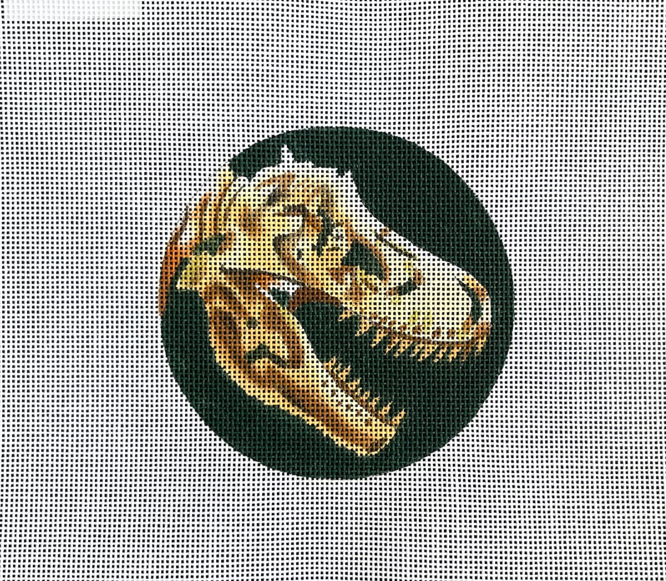 colors of praise IN508 dinosaur needlepoint canvas