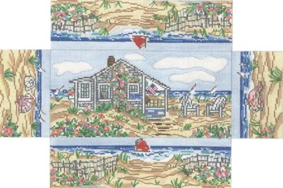 cooper oaks Cottage Brick Cover needlepoint canvas