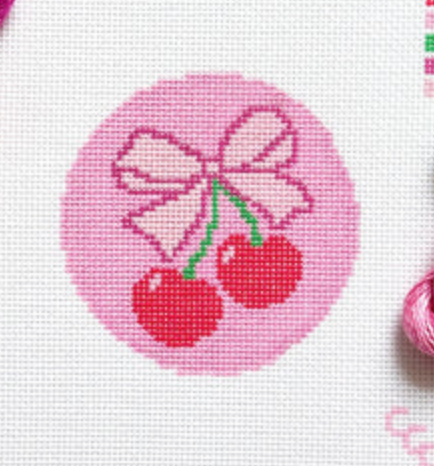 cotswold co Cherry Bow needlepoint canvas 