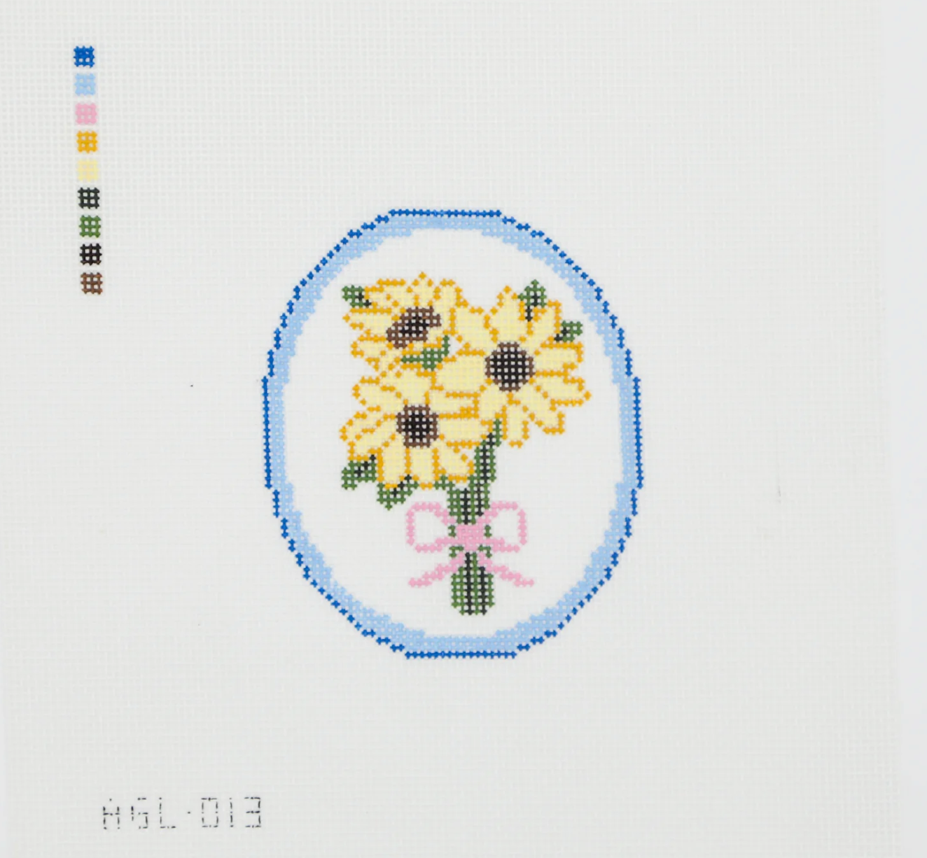 dogwood needlepoint Bunch of Sunflowers needlepoint canvas