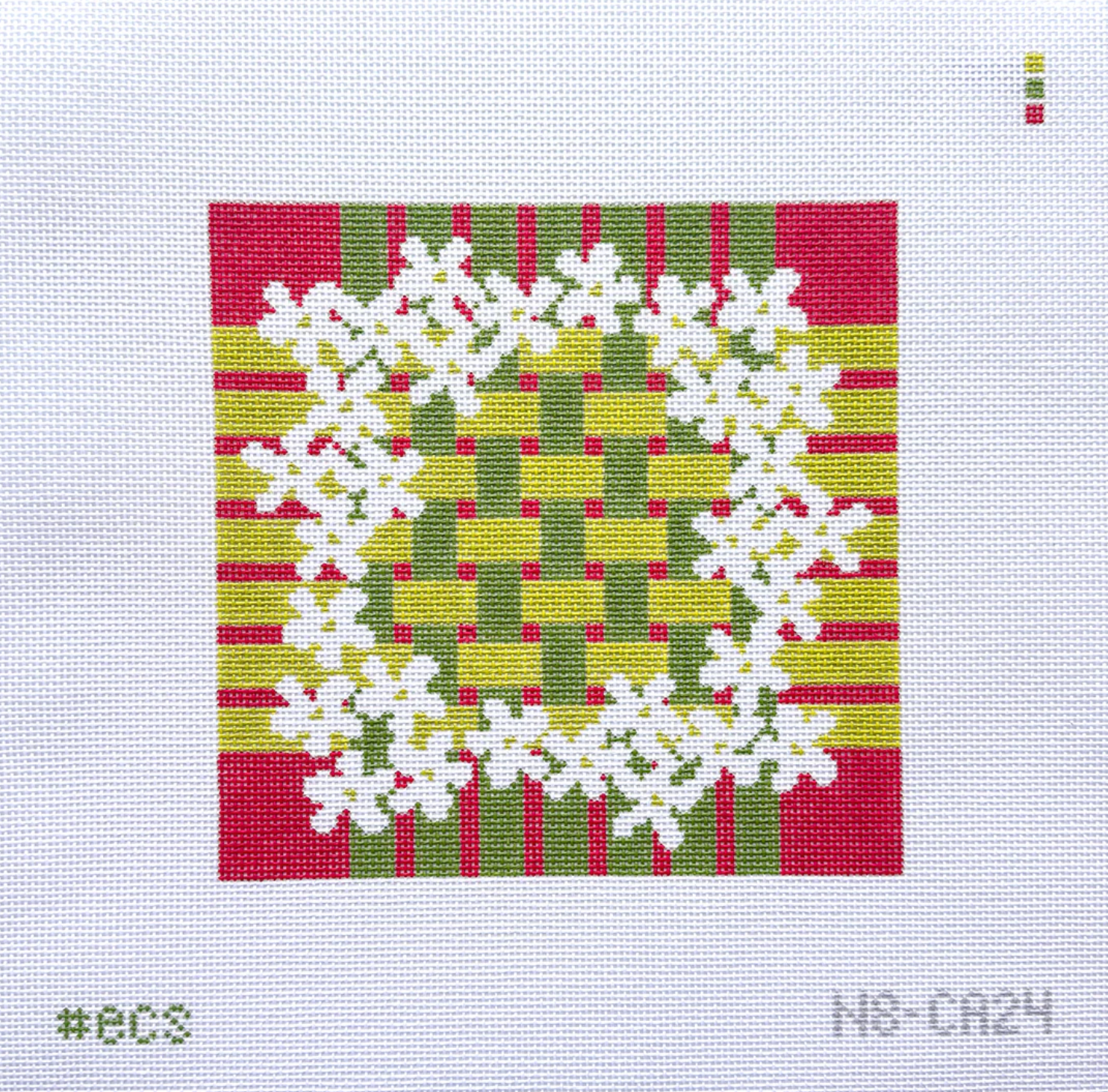 elizabeth crane swartz Paperwhites 8 inch needlepoint canvas