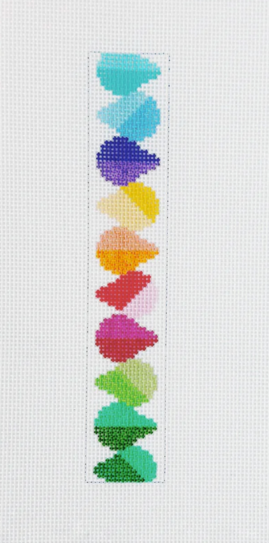 elizabeth crane swartz garden key fob needlepoint canvas