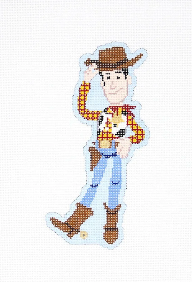 elm tree woody needlepoint canvas