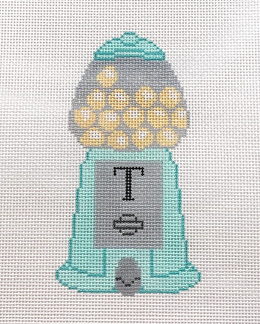 froopy designs Tiffany Gumball Machine needlepoint canvas