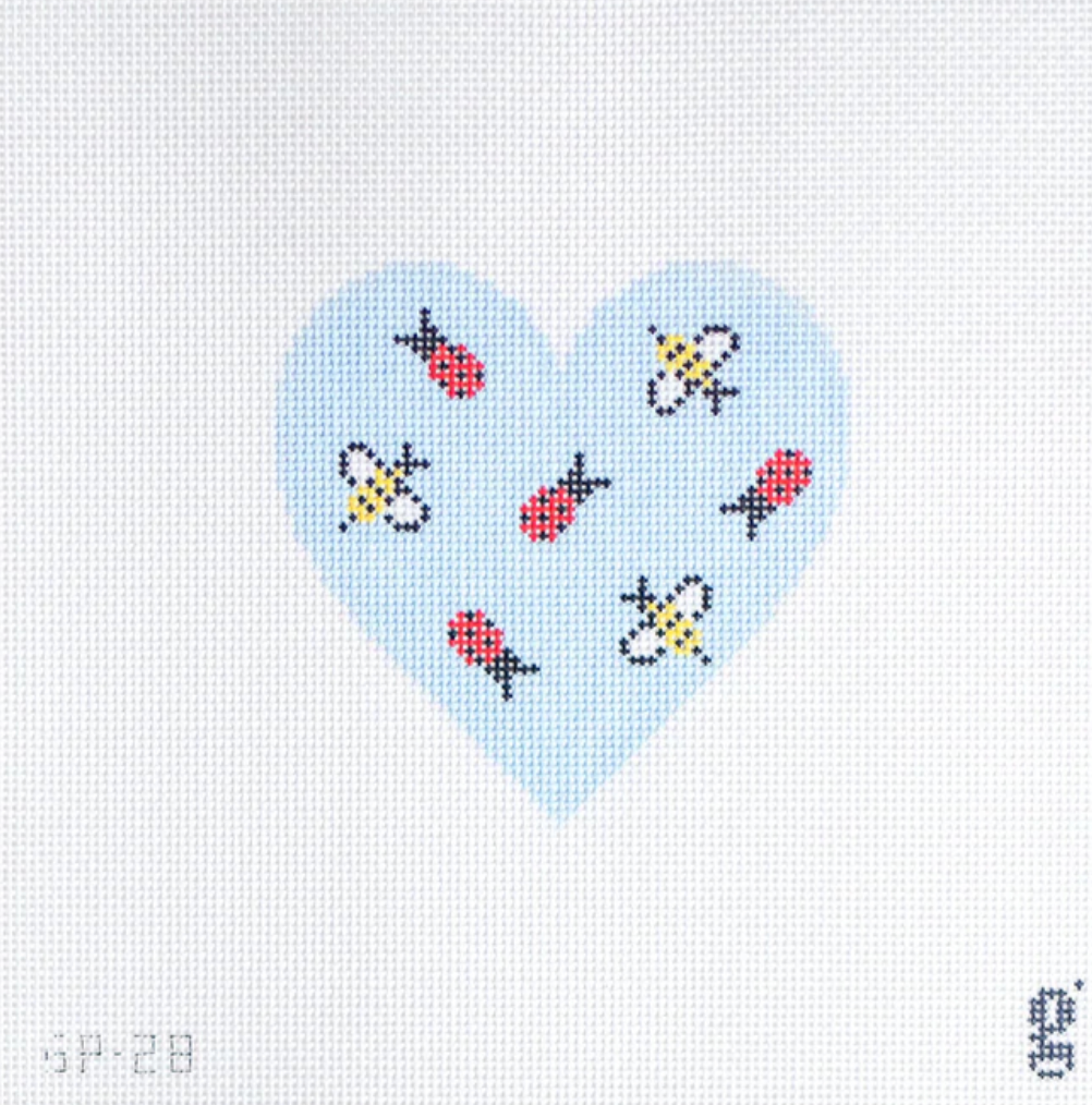 goodpoint Love Bug 13M needlepoint Canvas