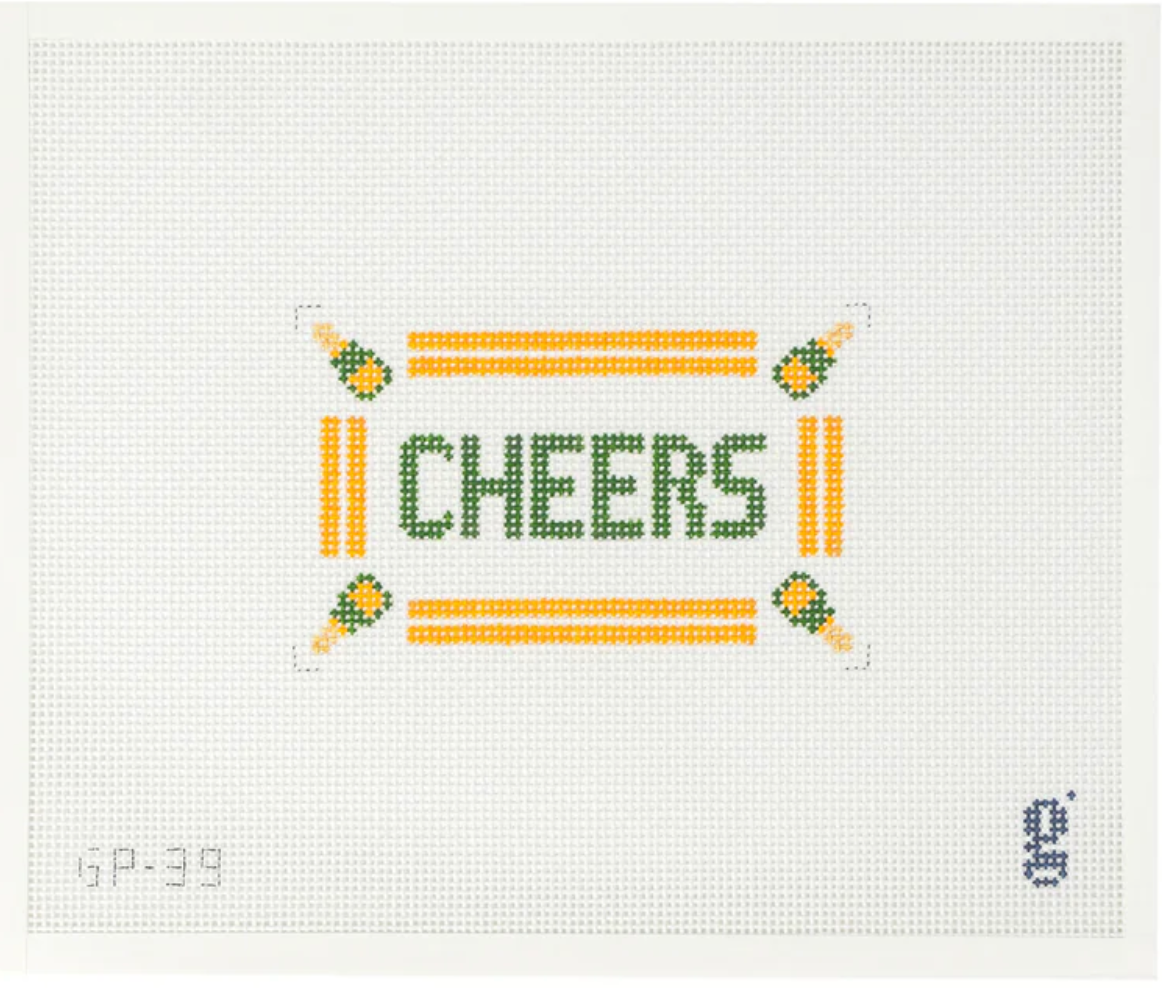 goodpoint cheers champagne needlepoint canvas