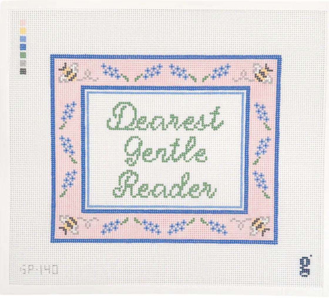 goodpoint dearest gentle reader needlepoint canvas