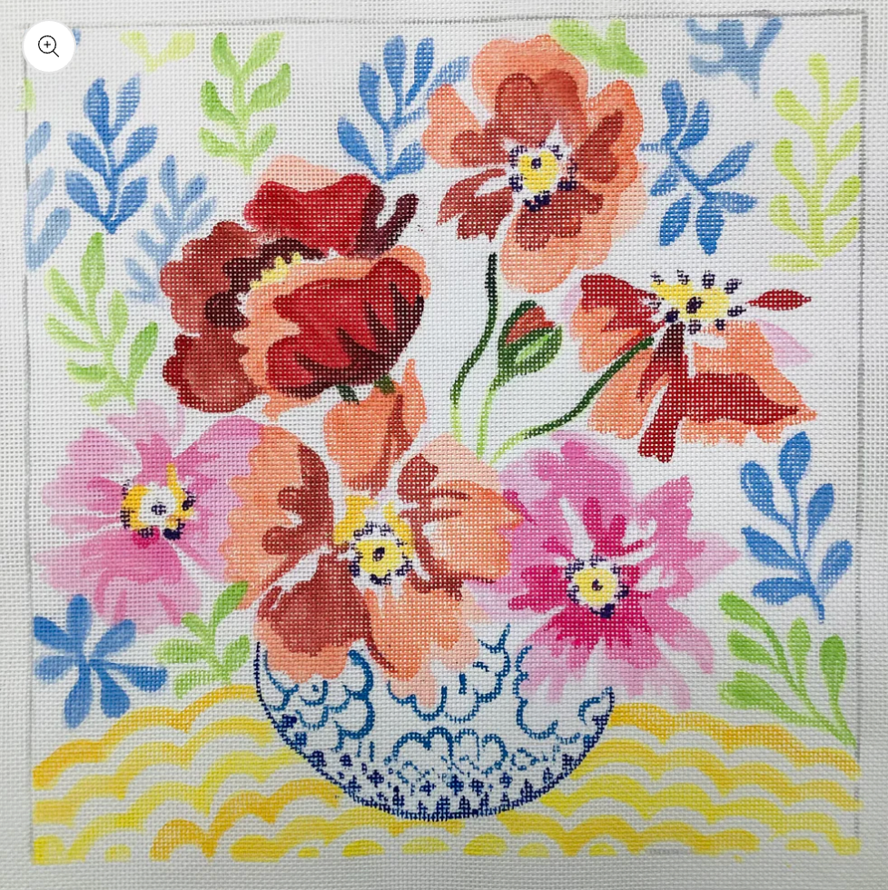 jean smith Matisses Table 21 needlepoint canvas